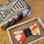 Papillon legno Action Painting gigetto