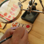 papillon legno personalizzato dipinto Gigetto