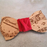 papillon legno personalizzato musica Gigetto