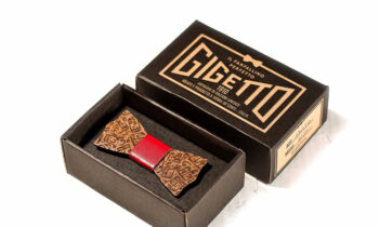 papillon legno GIGETTO1910 Pattern Musica note