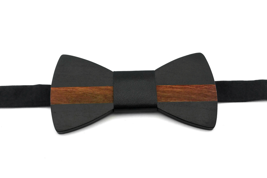 papillon-legno-pattern-riga-classico-ciliegio-econero papillon-legno-pattern-riga-classico-ciliegio-econero