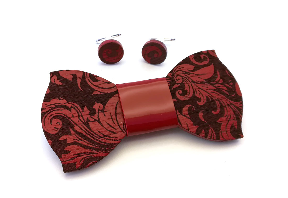 papillon-gemelli-legno-pattern-foglie-ondine-wenge-ecorosso