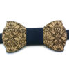 gigetto papillon legno gigetto papillon in legno damascato blu scamosciato
