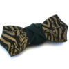 gigetto papillon in legno noce zebrato nero