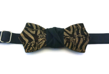 gigetto papillon in legno noce zebrato nero1