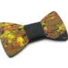 gigetto papillon legno action painting classico rosso giallo nero
