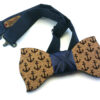 papillon in legno ancore blu gigetto papillon in legno ancore blu gigetto