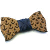 papillon in legno ancore blu gigetto