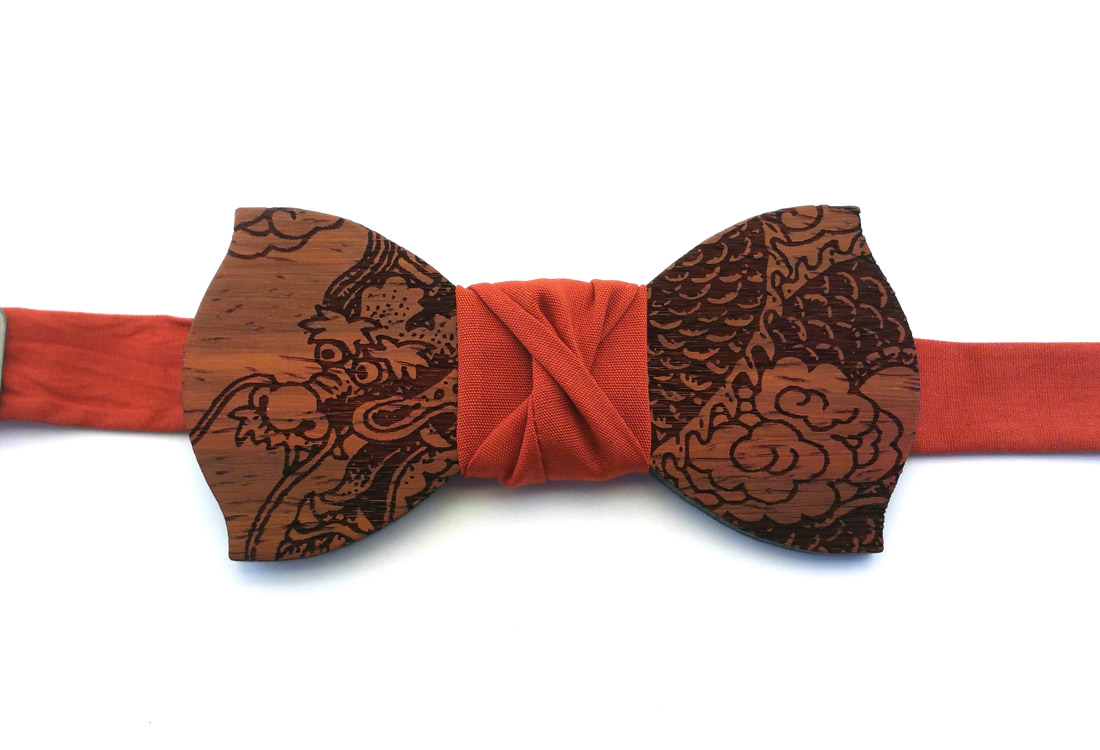 papillon in legno dragone rosso gigetto papillon in legno dragone rosso gigetto