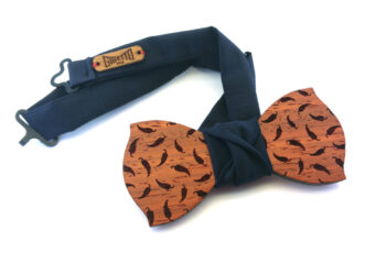 papillon in legno peperoncini blu gigetto