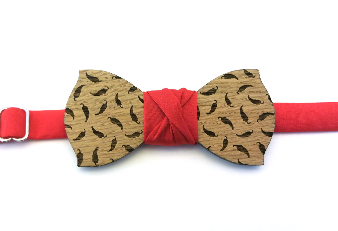 papillon in legno peperoncini rosso gigetto papillon in legno peperoncini rosso gigetto