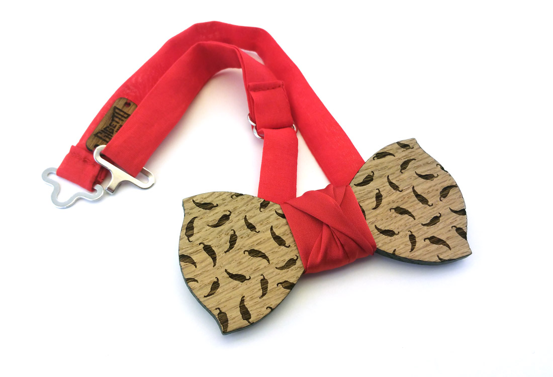 papillon in legno peperoncini rosso gigetto papillon in legno peperoncini rosso gigetto