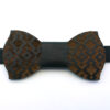 papillon in legno rombi nero gigetto