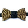 papillon in legno zebrati fiori nero gigetto