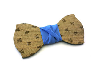 papillon legno azzurro razzi gigetto