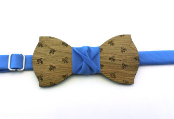 papillon legno azzurro razzi gigetto