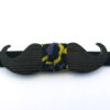 papillon legno baffo leopardato nero gigetto