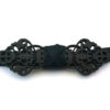 papillon legno barocco gioiello nero gigetto