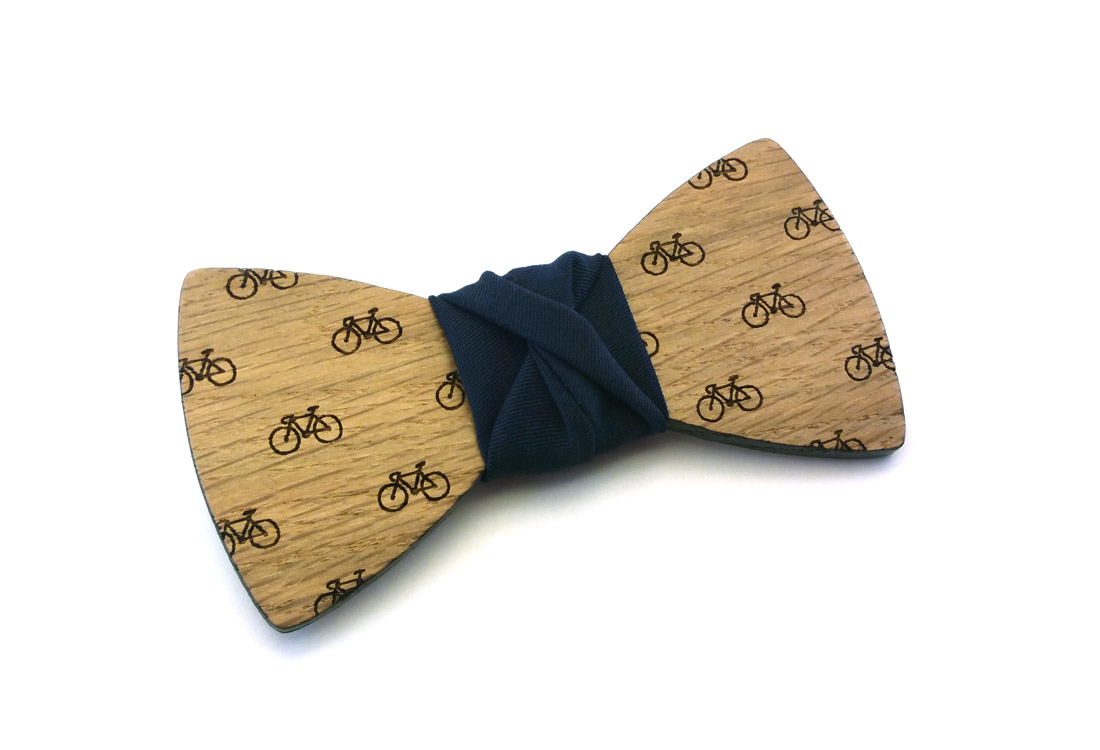 papillon legno biciclette blu gigetto