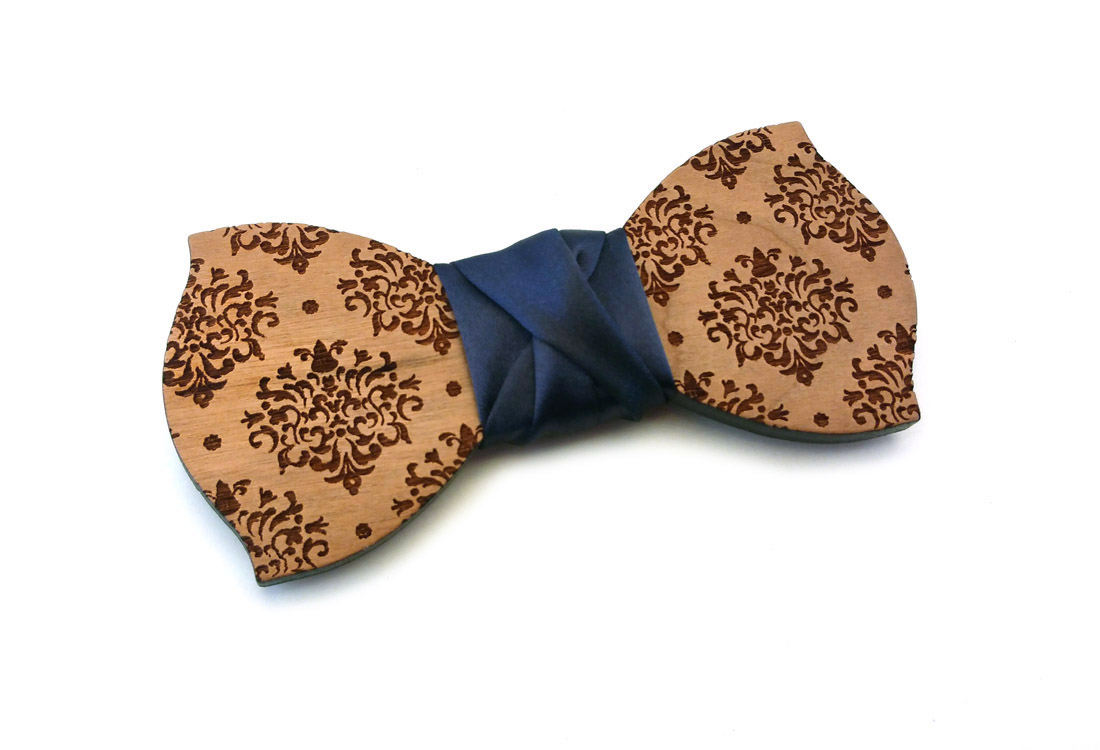 papillon legno blu cerimonia gigetto2