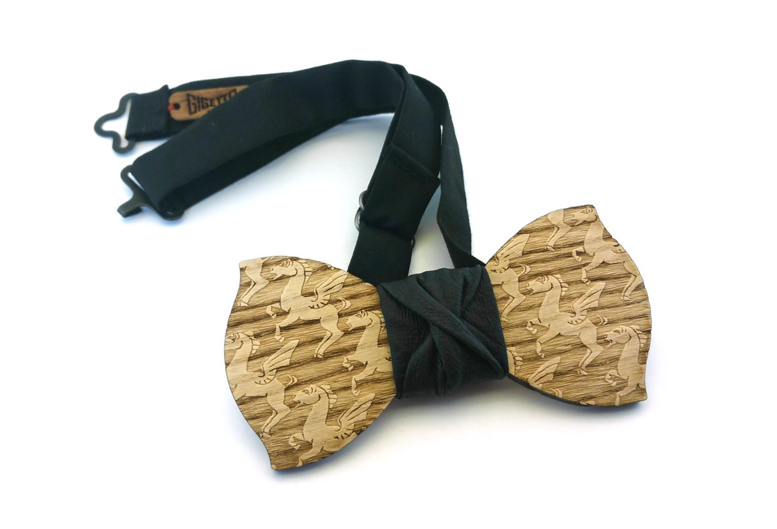papillon legno cavalli pelle nero gigetto papillon legno cavalli pelle nero gigetto