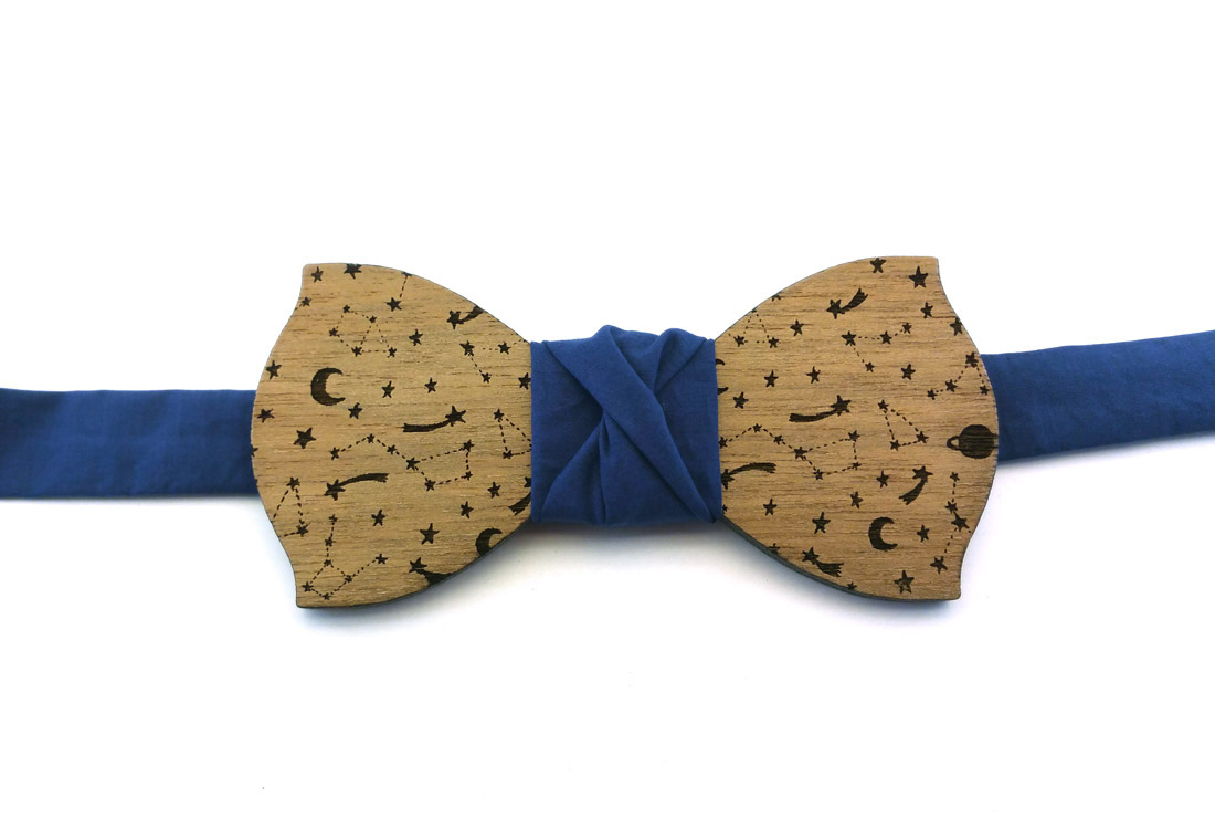 papillon legno costellazioni blu gigetto papillon legno costellazioni blu gigetto