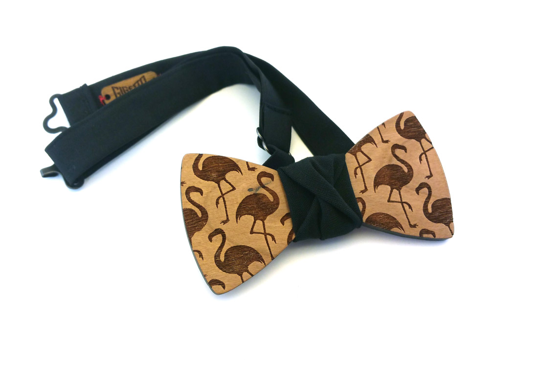 papillon legno fenicottero ciliegio gigetto papillon legno fenicottero ciliegio gigetto