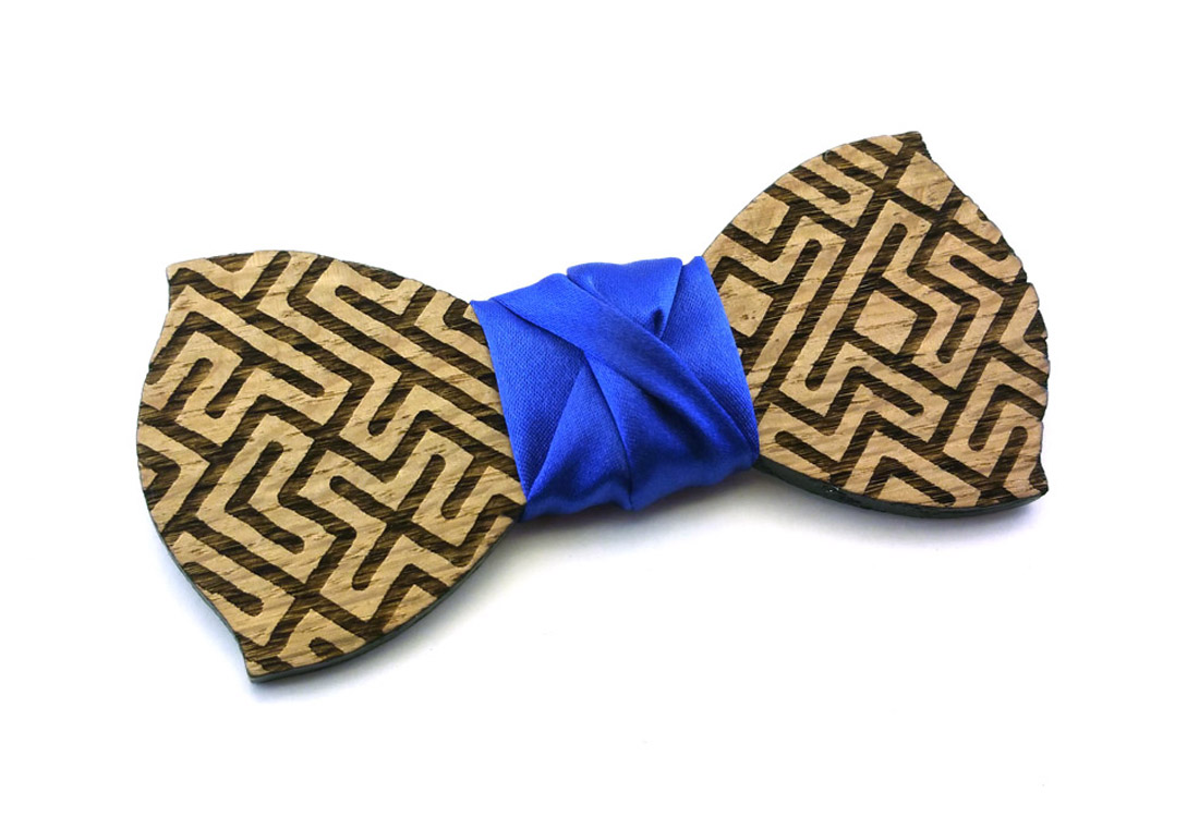 papillon legno labirinto blu gigetto