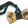 papillon legno mappamondo verde gigetto