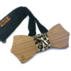papillon legno noce leopardato gigetto