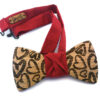 papillon legno rovere cuori rosso gigetto papillon legno rovere cuori rosso gigetto