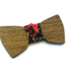 papillon legno teak leopardato gigetto