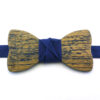 papillon legno teak sfumato blu gigetto