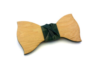 papillon legno verde militare gigetto