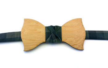 papillon legno verde militare gigetto