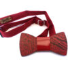 papillon legno wenge rosso gigetto