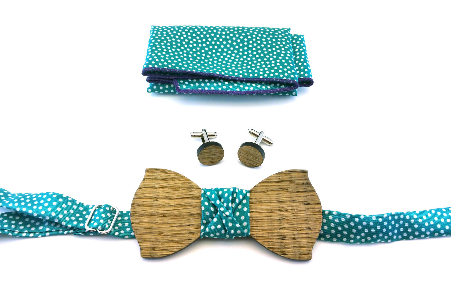 papillon legno gemelli fazzoletto taschino verde gigetto