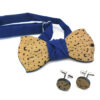 papillon legno gemelli costellazioni blu Gigetto
