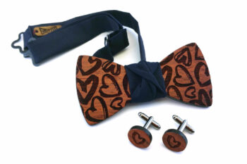 papillon legno gemelli cuori gigetto