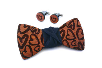 papillon legno gemelli cuori gigetto