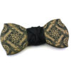 papillon legno maiolica nero Gigetto