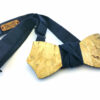 papillon legno riciclato blu