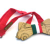 papillon legno 500 automobile tricolore italia Gigetto