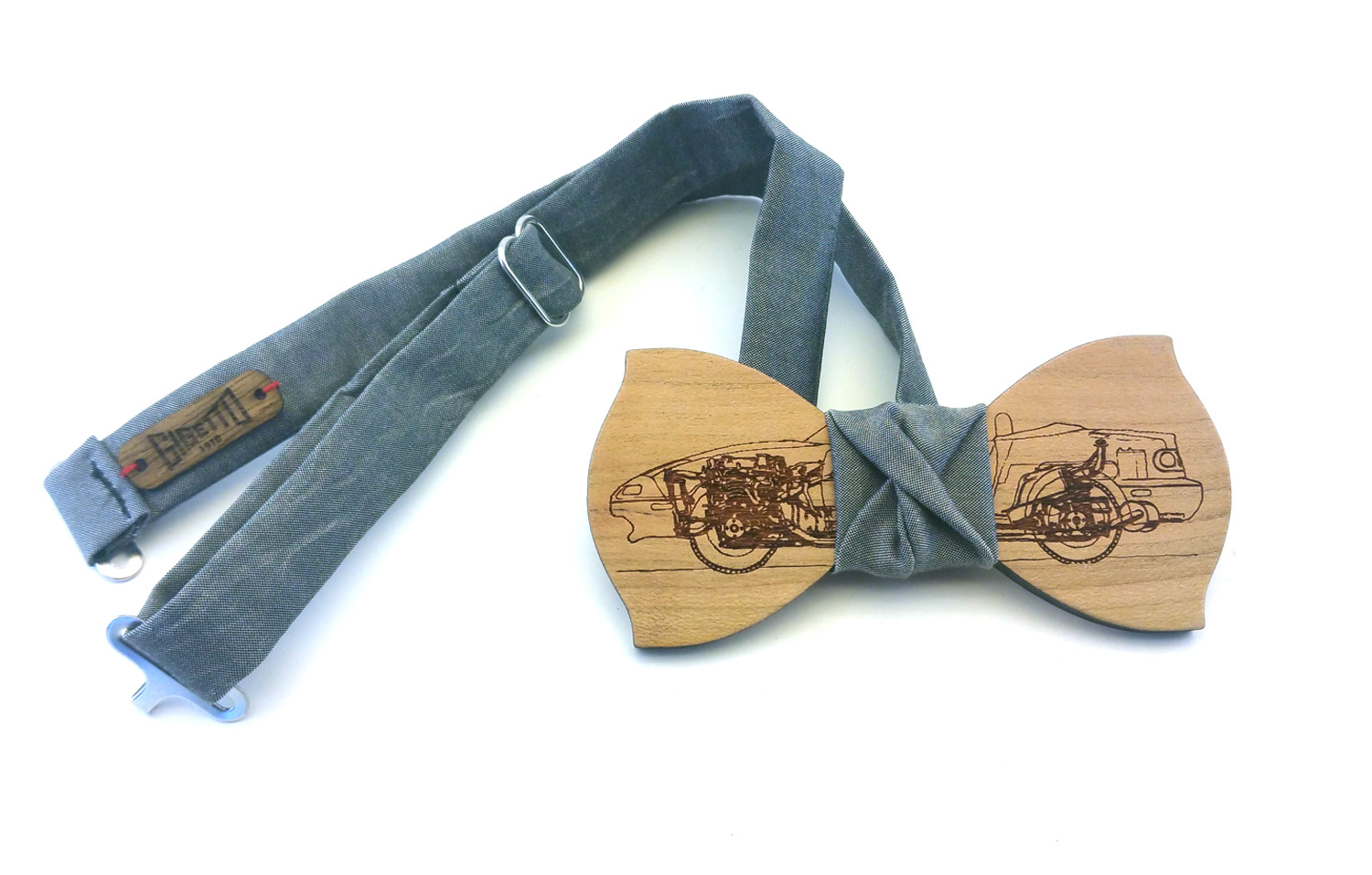 papillon legno auto macchina Gigetto