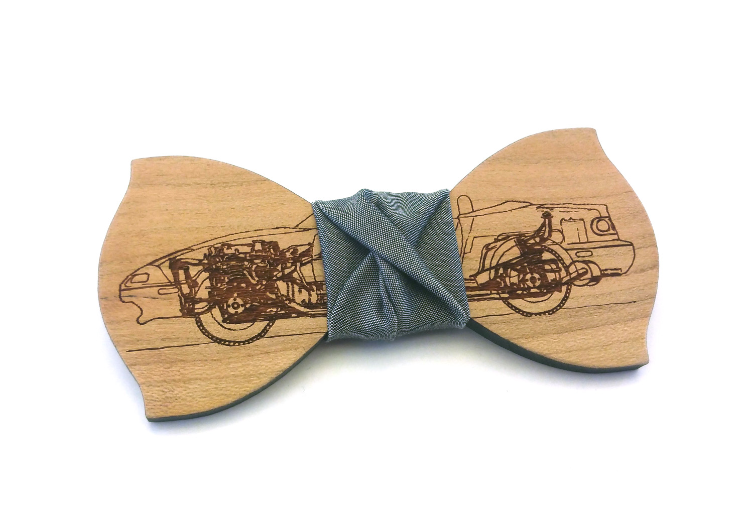 papillon legno auto macchina Gigetto