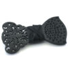 papillon legno strass barocco nero Gigetto