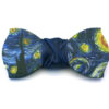 papillon legno van gogh notte stellata dipinto a mano Gigetto