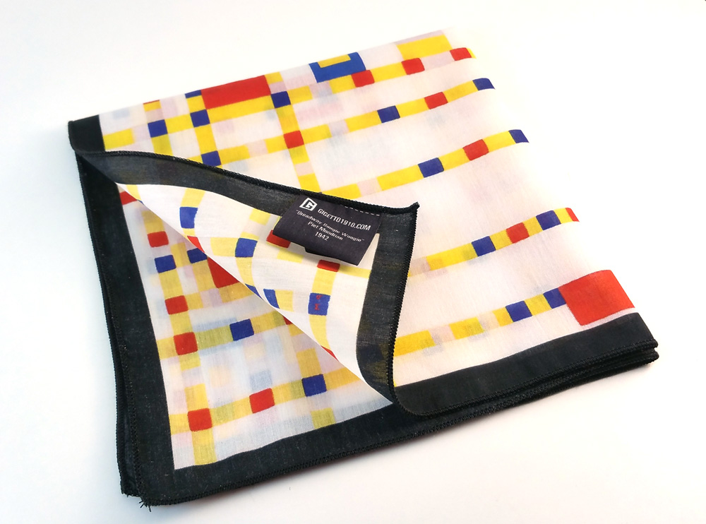 Gigetto fazzoletto da taschino pochette - mondrian