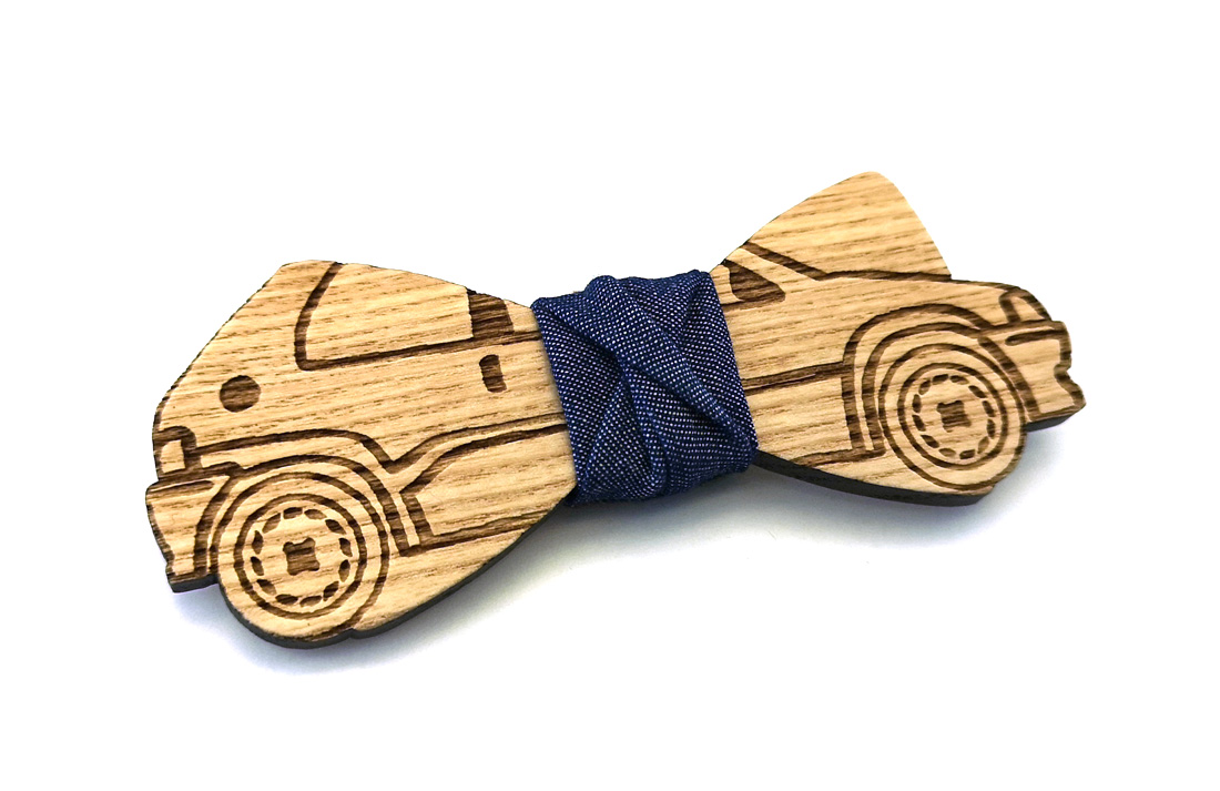farfallino papillon legno peugeot 106 jeans Gigetto