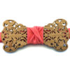 papillon legno Gigetto barocco living coral salmone